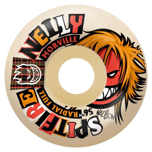 Spitfire Formula Four Skateboard Wheels 99 Radial Full Nelly Morville Natural 56mm