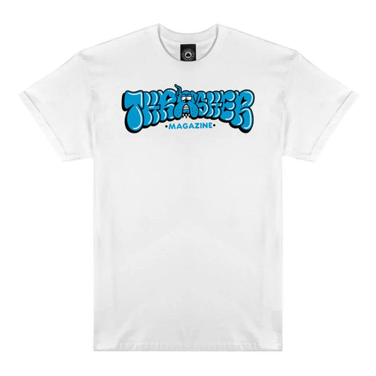 Thrasher Skateboard Magazine Bully T-Shirt White
