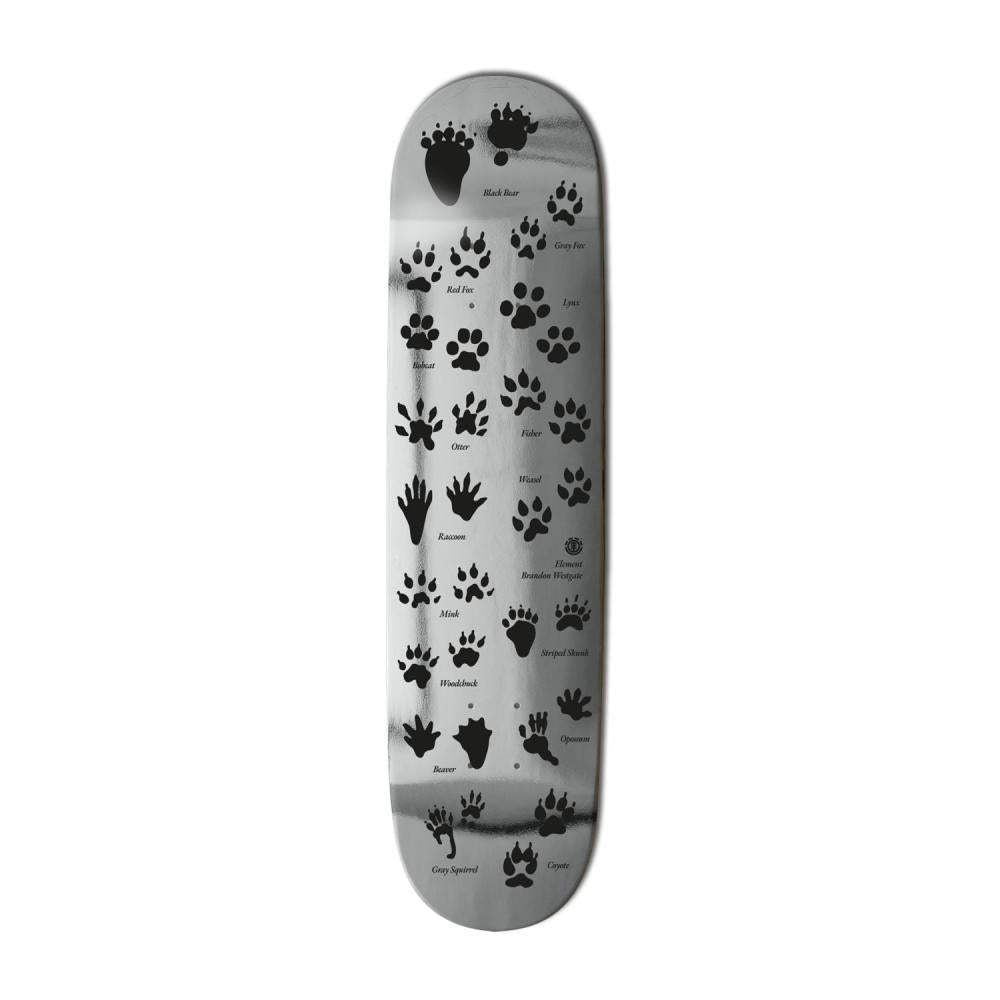 Element Pro Skateboard Deck Tracks Brandon Westgate	Silver Black 8.25"