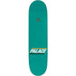 Palace Skateboards Benny Fairfax S41 Holiday 25 Pro Teal Skateboard Deck 8.1"