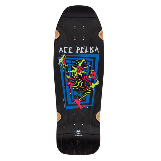 Arbor Pro Skateboard Deck Ace Pelka 10.0 Death Card Multi 10"