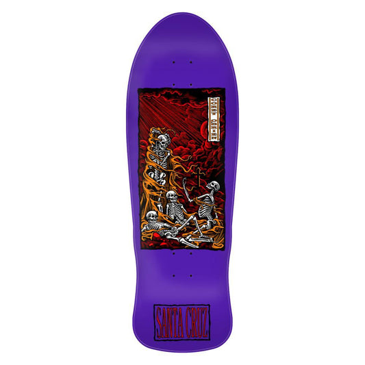 Santa Cruz Reissue Skateboard Deck O'Brien Purgatory Purple/Red/Orange 9.85"