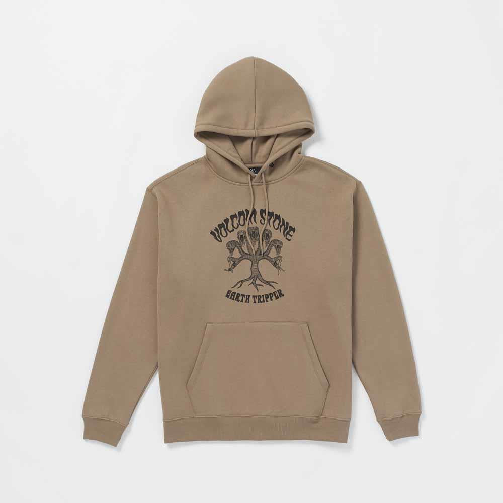 Volcom Watanite Pullover Hooded Sweatshirt Teak