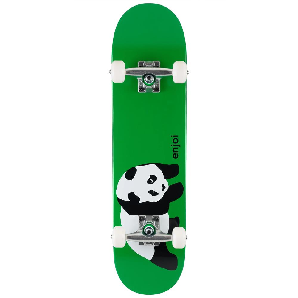 Enjoi Panda FP Factory Complete Skateboard Green 7.25''