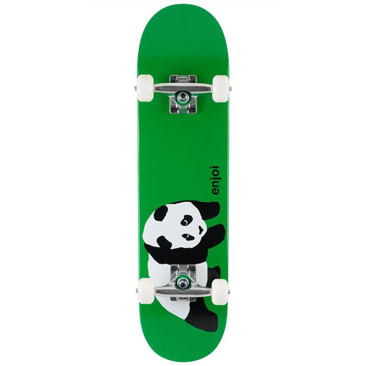 Enjoi Panda FP Factory Complete Skateboard Green 7.25''