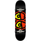 Krooked Glow Eyes Factory Complete Skateboard Black 8.06"