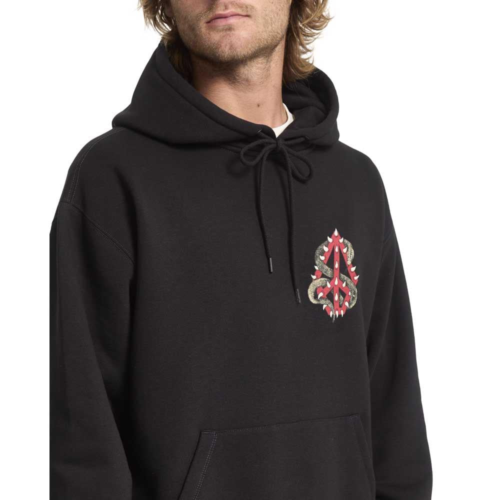 Volcom Watanite Pullover Hooded Sweatshirt Black 25