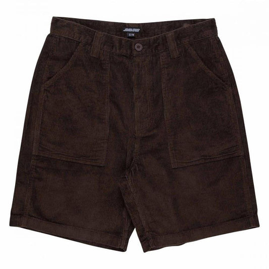 Santa Cruz Opus Dot Workwear Shorts Coffee Brown