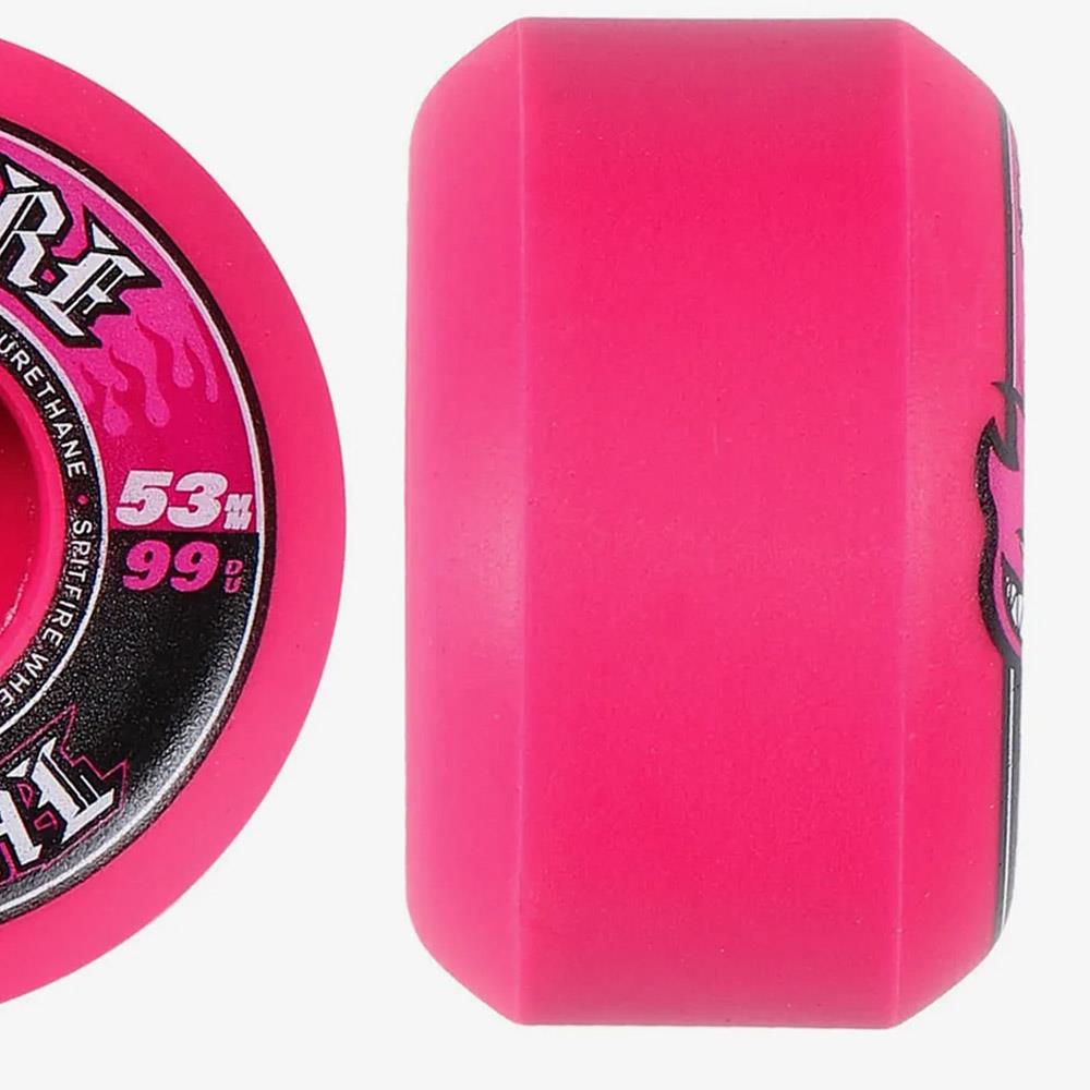 Spitfire Formula 4 Team Conical Colors 53mm Skateboard Wheels Pink 99a
