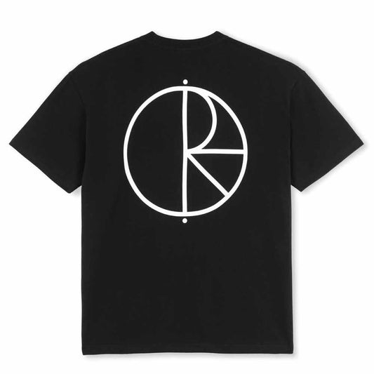 Polar Skateboards Stroke Logo T-Shirt Black
