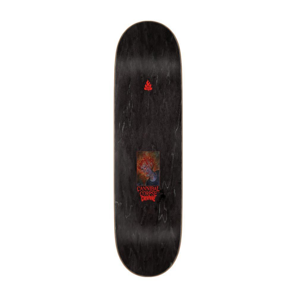 Creature Skateboard Deck Cannibal Corpse Skull & Blood Black Red 8.53"