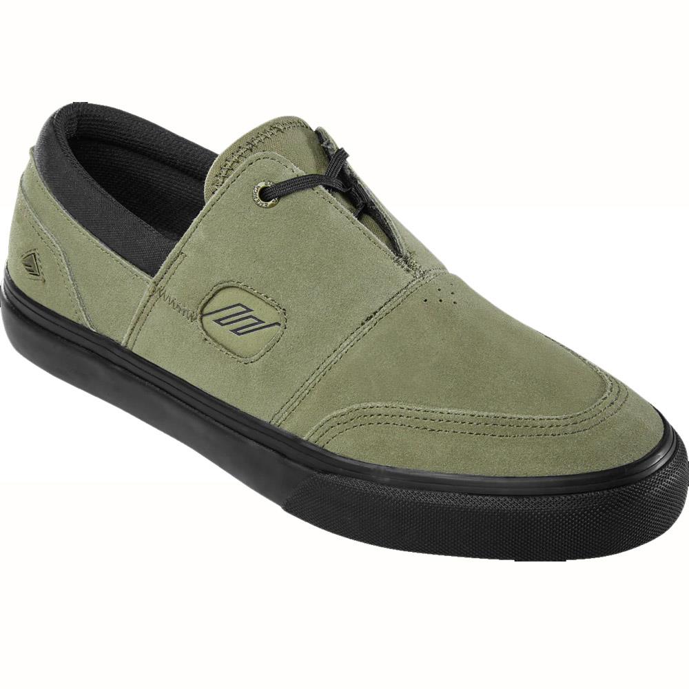 Emerica Footwear Servold Olive Black Skate Shoes