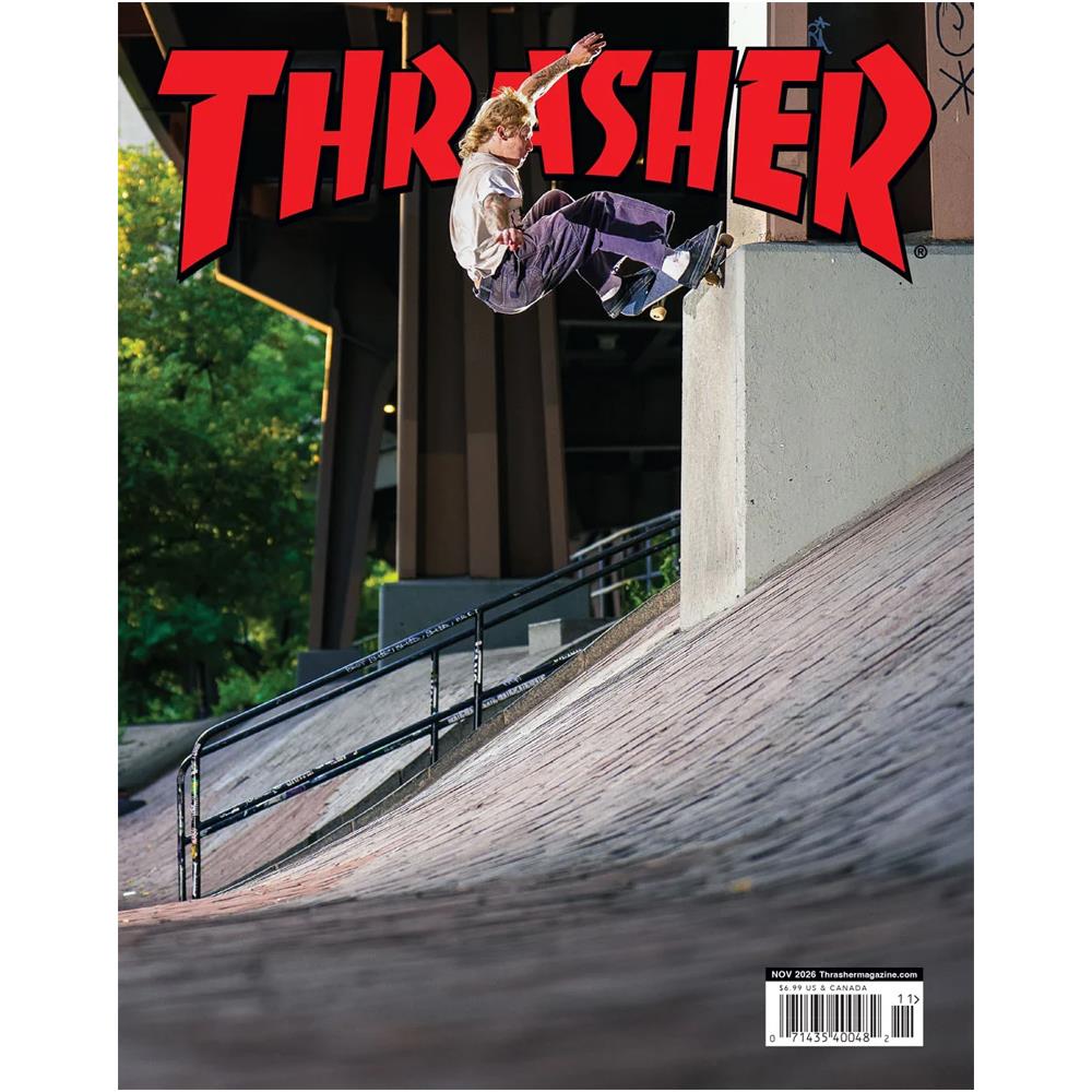 Thrasher Magazine November 2026 Issue 556 T Funk Brooklyn Banks Cover