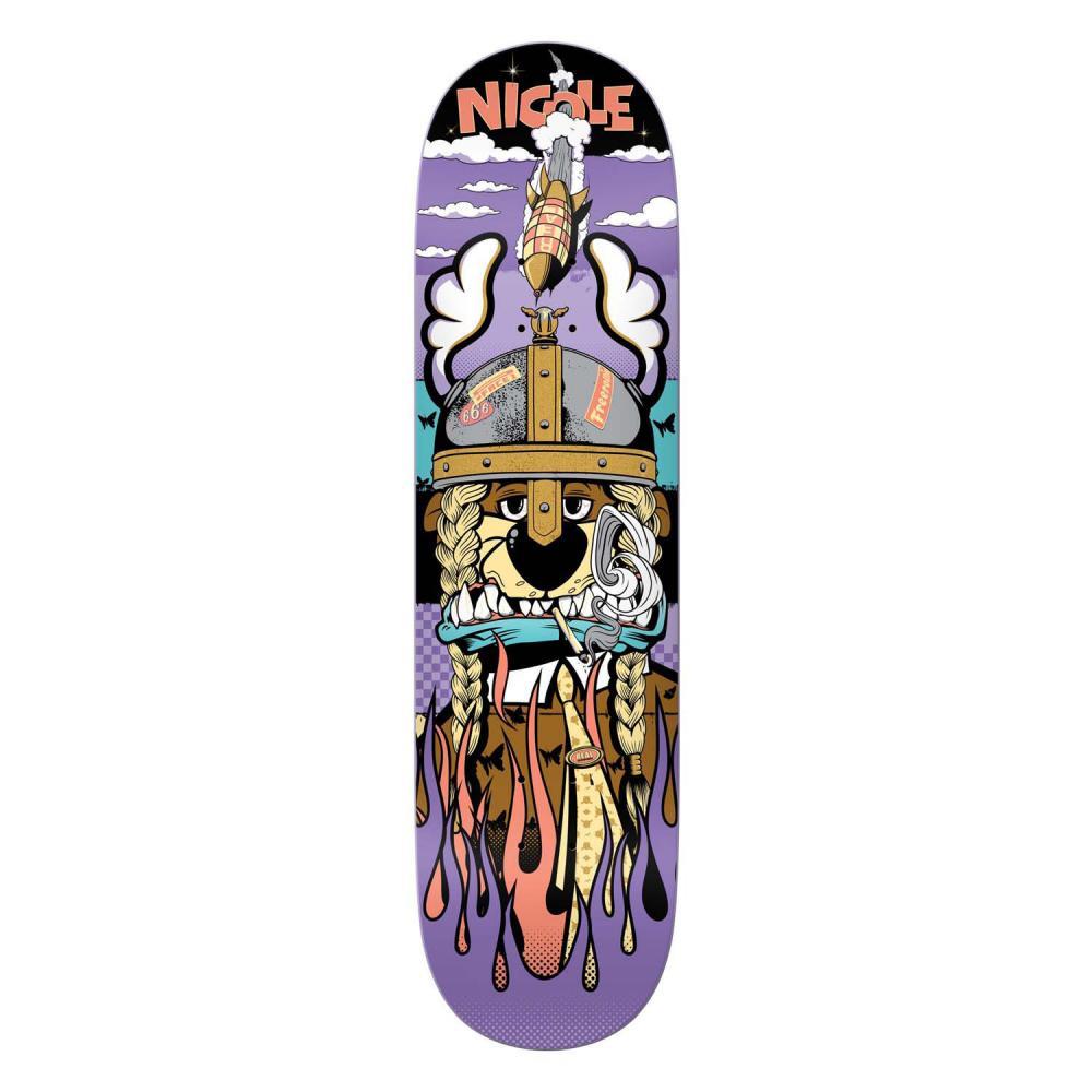 Real Skateboard Deck Nicole Real X D Face Full Se Multi 8.06"