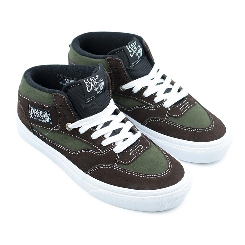 Vans Skate Half Cab 92 VCU Dark Brown White Skate Shoes