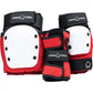 Pro-Tec Street Gear Junior 3 Pack Knee Elbow Wrist Pads Red White Black