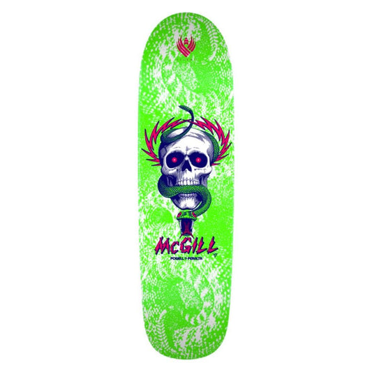 Powell Peralta Mike McGill Skull & Snake '06' Flight Skateboard Deck Green White 8.97"