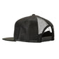 Thrasher Mesh Trucker Cap Flame Logo Embroidered Black