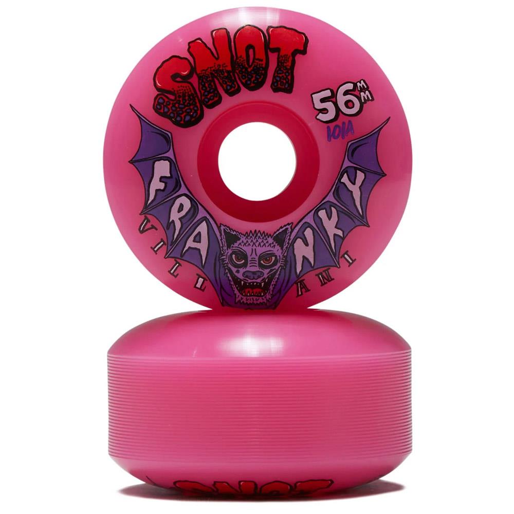 Snot Skateboard  Wheels Franky Villani Classic Neon Pink 56mm 99a