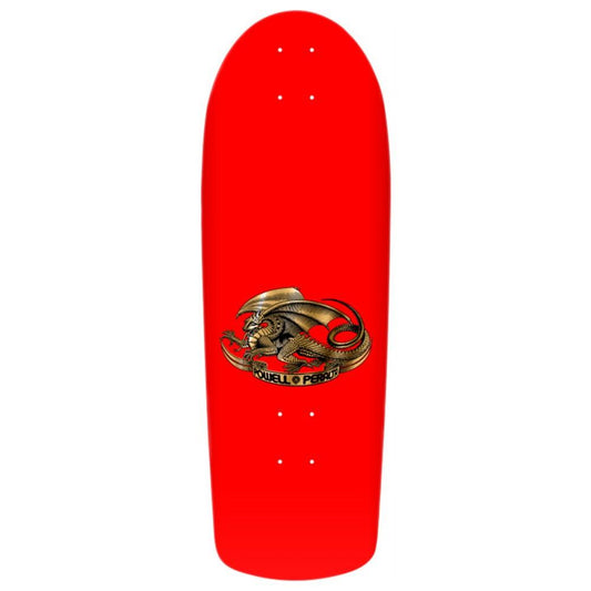 Powell Peralta Mike McGill Skull & Snake '16' McTwist 40th Red Gold Foil Skateboard Deck 10"