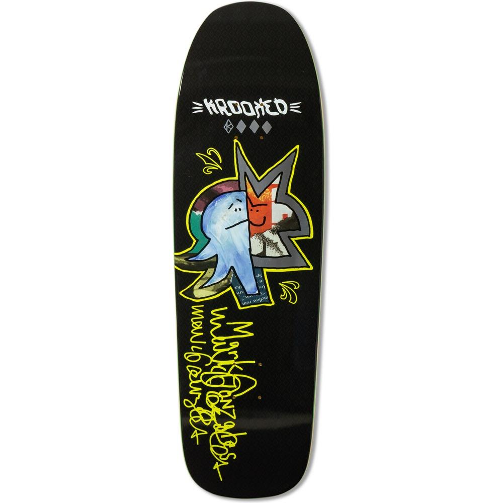 Krooked Gonz Sig Skateboard Deck Black 9.81"