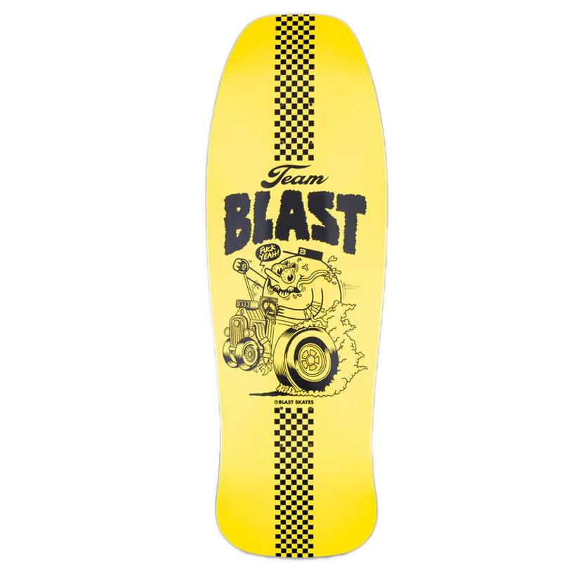 Blast Team Blast Skateboard Deck Custom Shape 10.25"