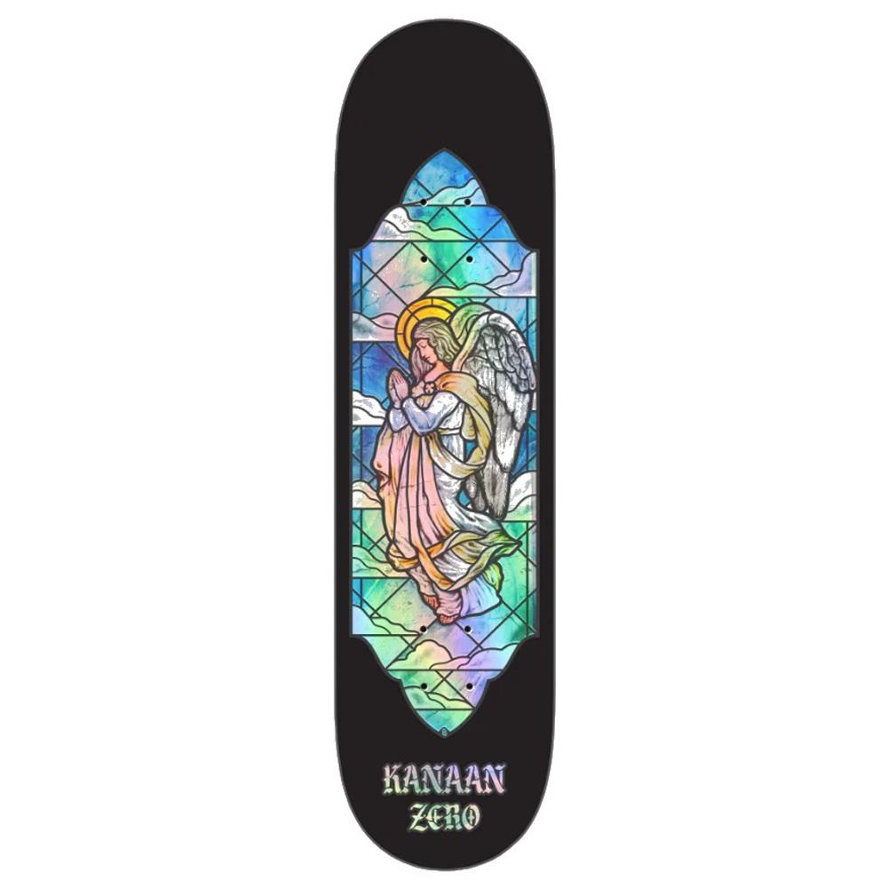 Zero Skateboard Deck Stained Glass Kanaan Dern Black 8.375"