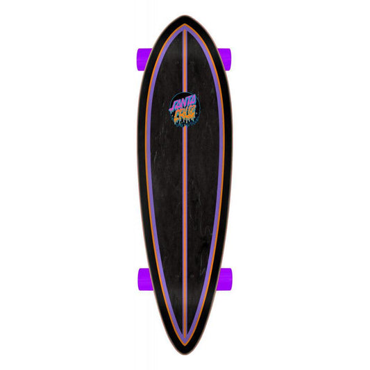 Santa Cruz Factory Complete Longboard Rad Dot Pintail Multi 33"