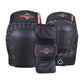 Pro-Tec Pads X Spitfire Street Adult 3PK Pad Set Open Black