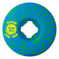 SlimeBalls Skateboard Wheels Fletcher Guest Chubbies 99a Green Blue Swirl 54mm