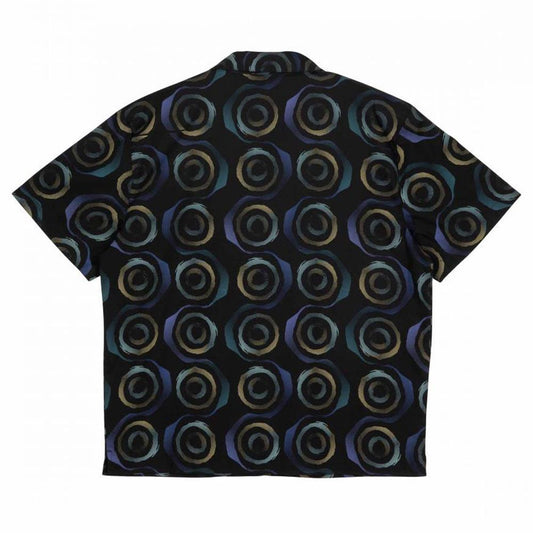 Santa Cruz Vertigo Haze Short Sleeved Shirt Black