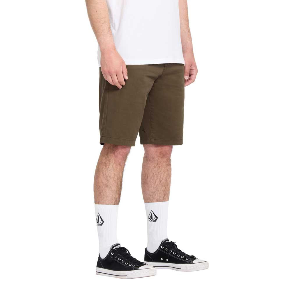 Volcom Frickin Modern Stretch Short 21 Sage Leaf Green