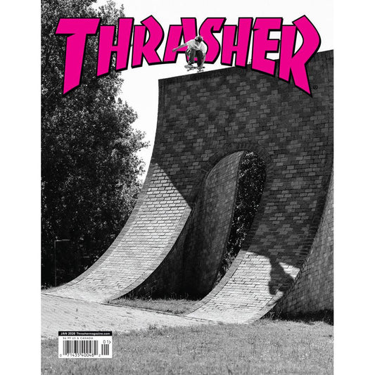 Thrasher Magazine January 2025 Issue 546 Daan Van Der Linbden Roll in Cover