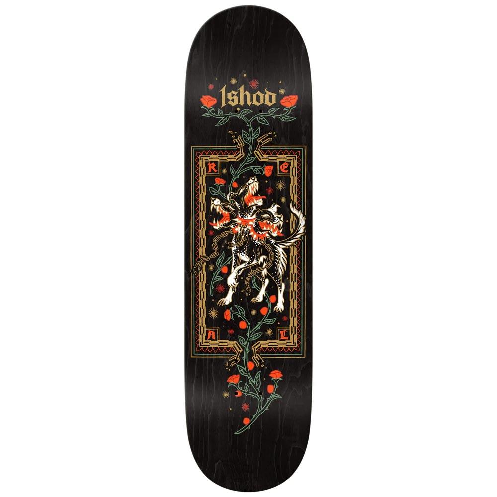 Real Ishod Cerebrus Deck DBX Black Skateboard Deck 8.38"