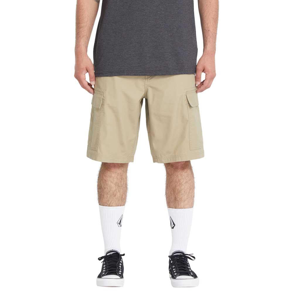 Volcom Strange Tripper Cargo Short 22 Khaki