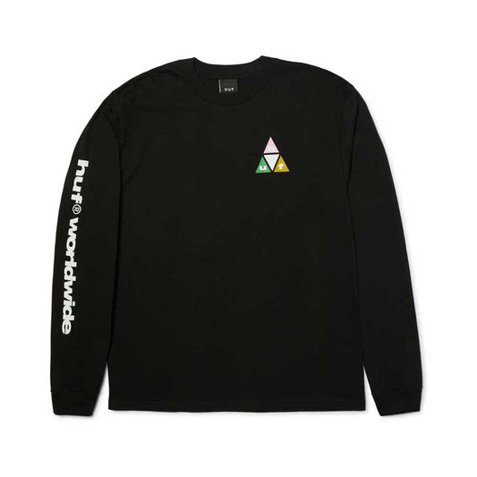 Huf Prism TT Long Sleeve T-Shirt Black