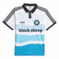 Adidas Skateboarding X Black Sheep CLTF Short Sleeve Jersey White Sharp Blue Black