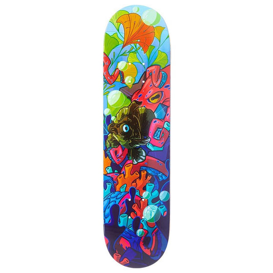 Enuff Designer Skateboard Deck Lost at Sea Goldfish 8.25"