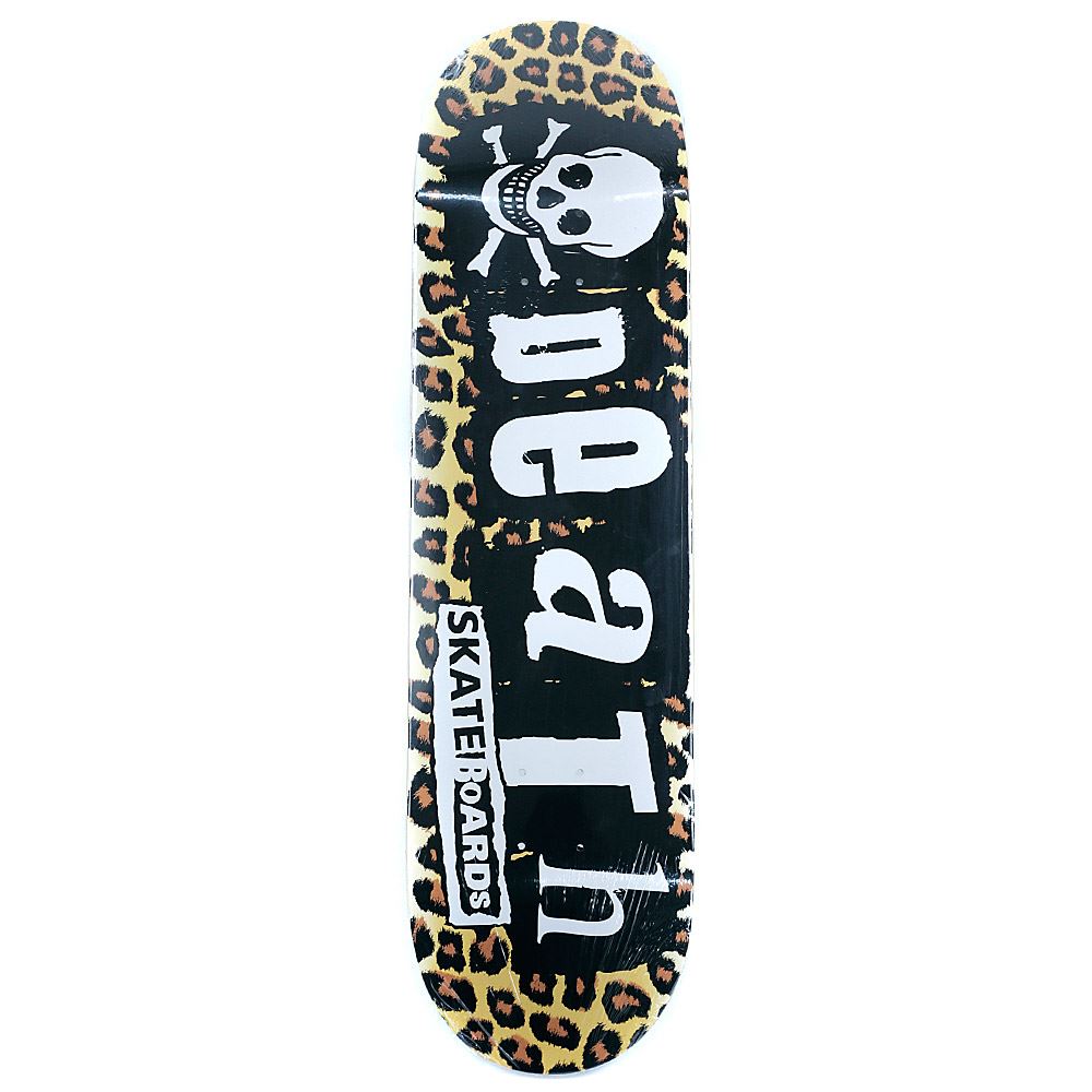 Death Punk Leopard Skateboard Deck 8.25"