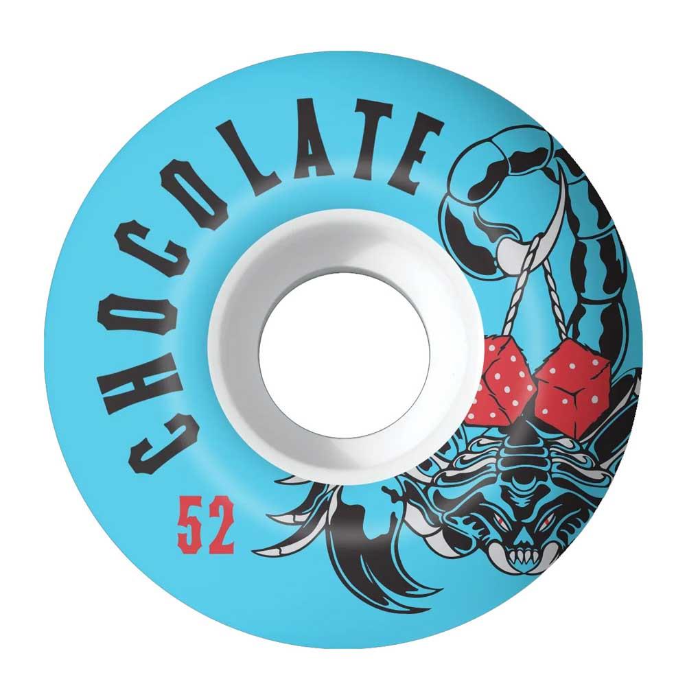 Chocolate Skateboards Scorpion Dice Staple Skateboard Wheels Blue 52mm 99A
