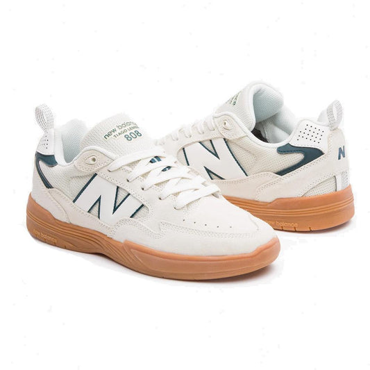 New Balance Numeric Tiago Lemos 808L Skate Shoes Sea Salt Medusa Green