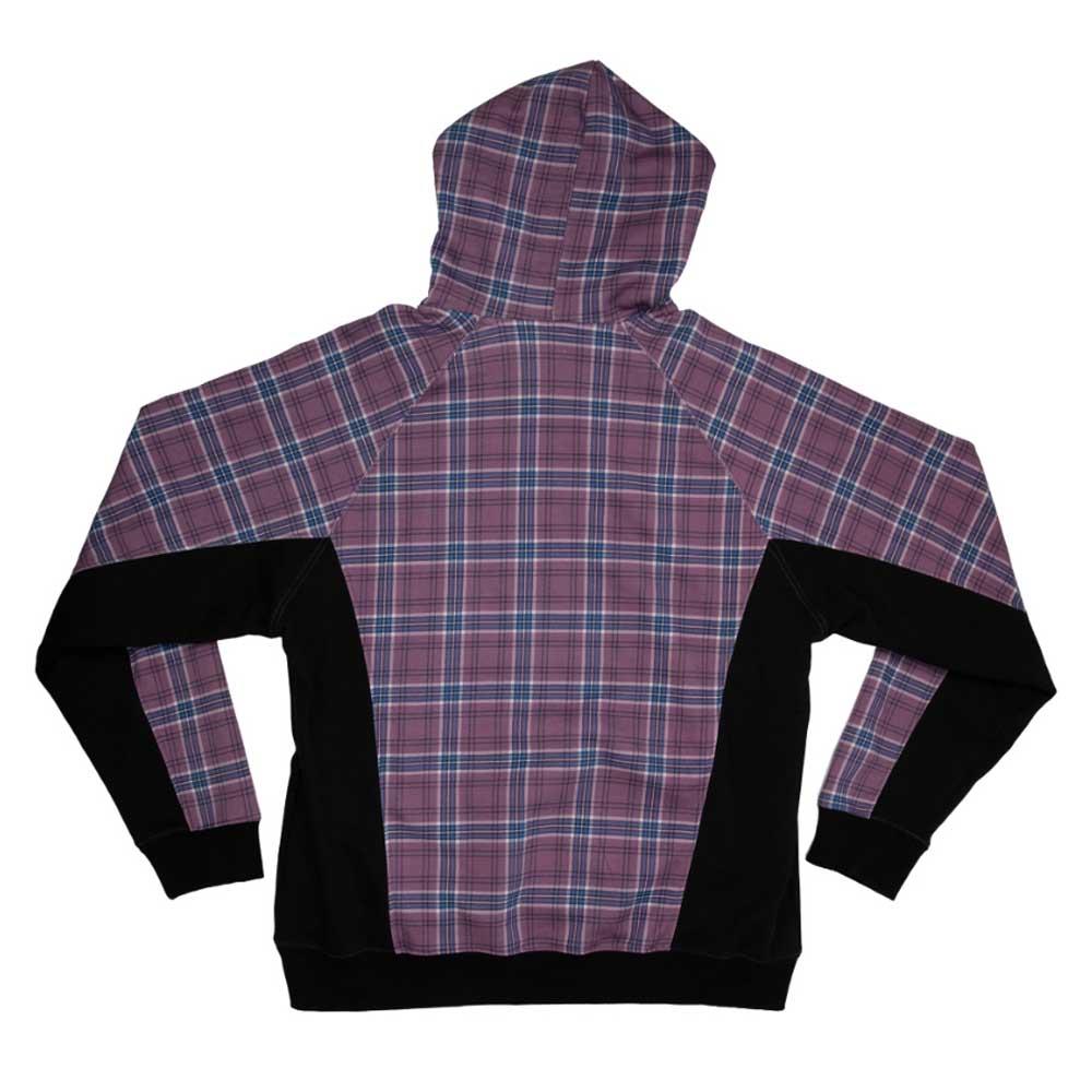 Baglady Supplies Tartan Warp Hooded Sweatshirt