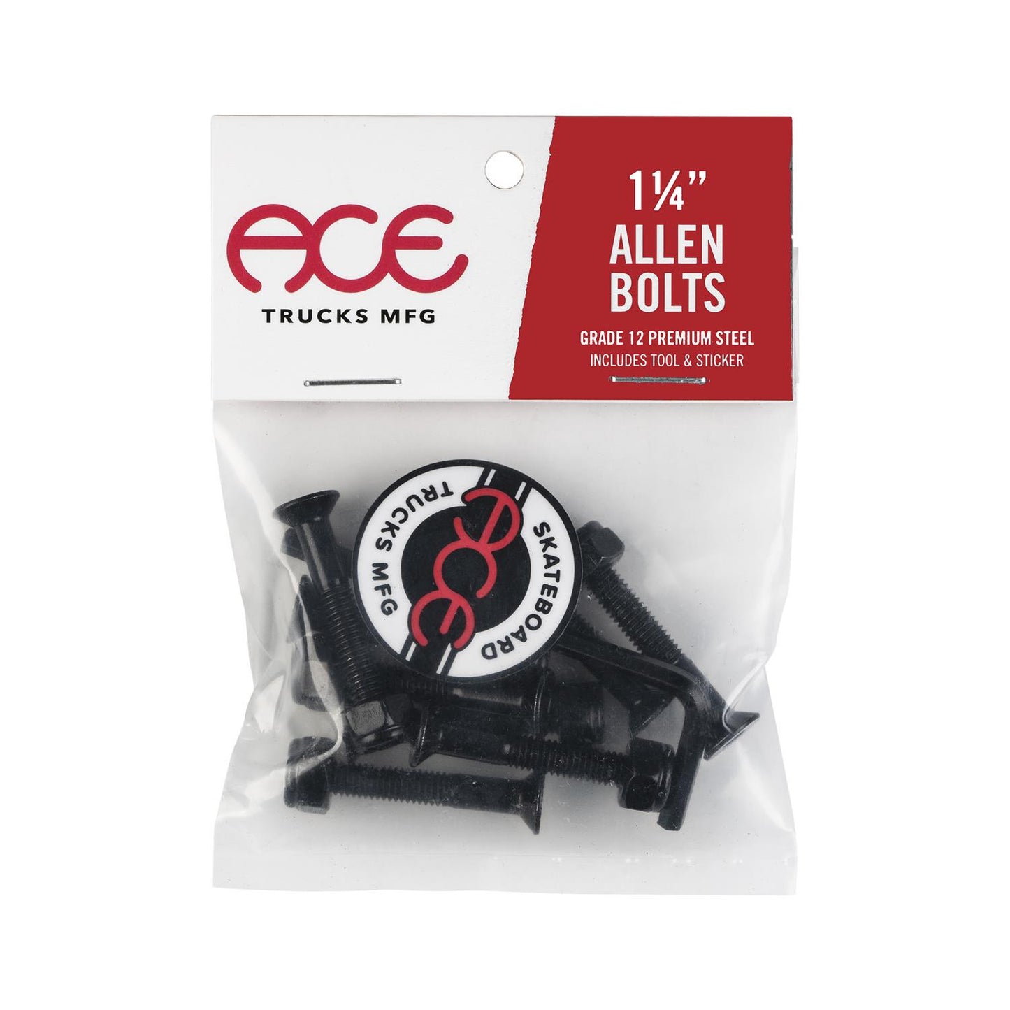 Ace Trucks Skateboard Bolts Allen 1 1/4"