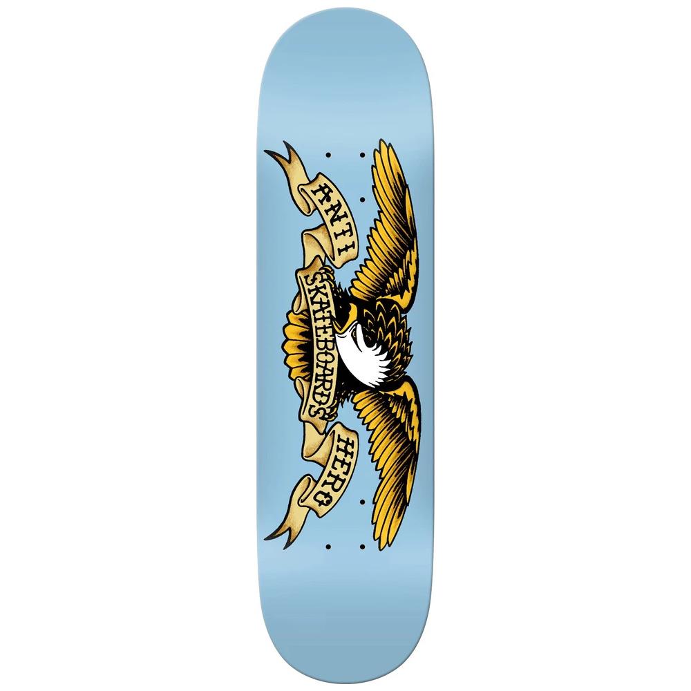 Anti Hero BBS Classic Eagle Skateboard Deck Blue 8.28"