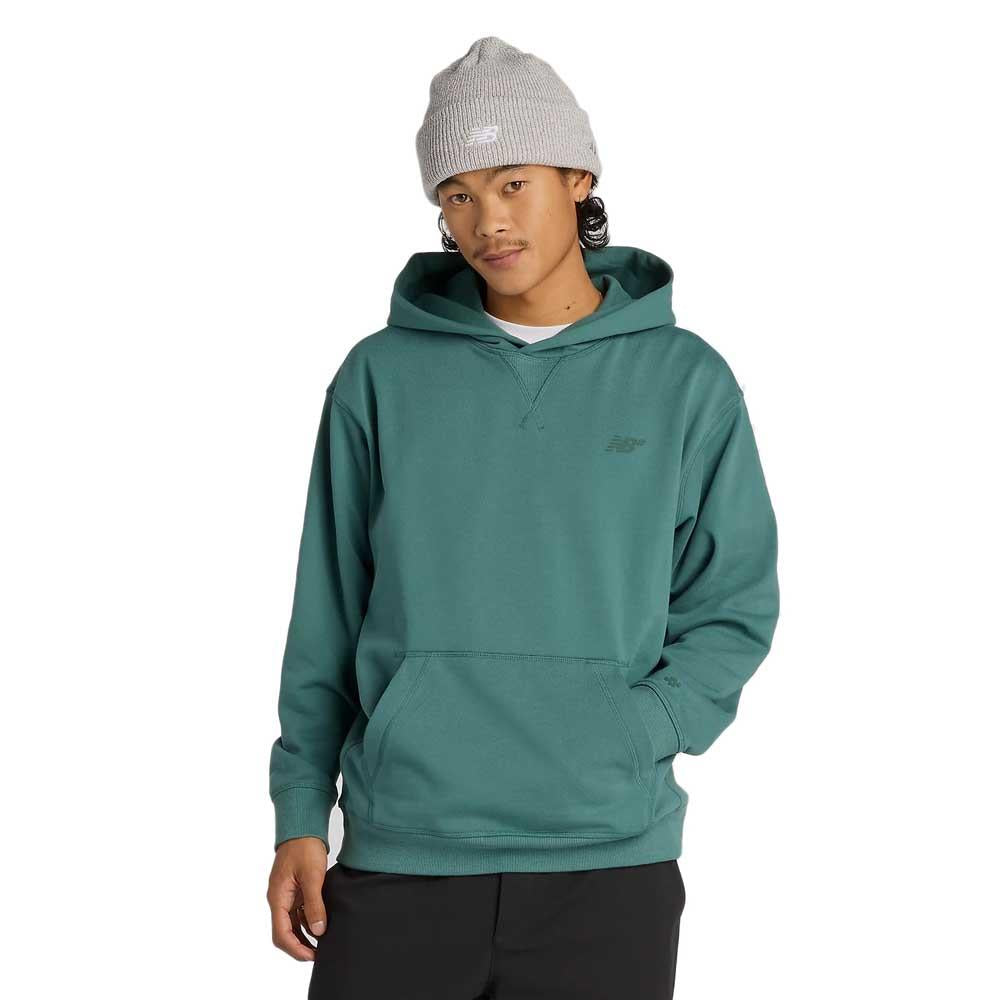 New Balance Numeric Athletic French Terry Hooded Sweatshirt New Spruce Green