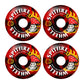 Spitfire Skateboard Wheels Shroom Bighead Classic Full Formula Four Black Red Swirl 99a 56mm