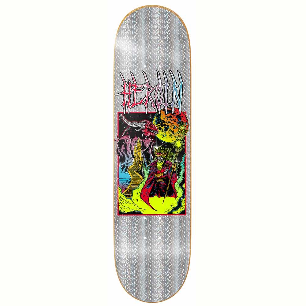 Heroin Skateboards Dalton Dern Hellscape Skateboard Deck 9"