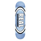 Real Skateboard Deck Easy Rider Oval Blue Ice Multi 8.25"