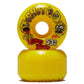 Snot Wheels Sox Lemon Drops Conical Yellow Skateboard Wheels 53mm 99a