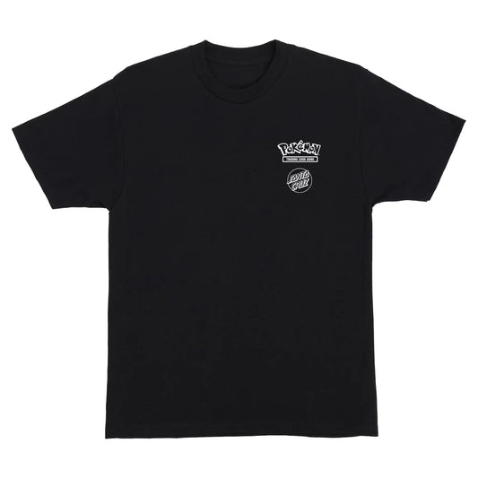 Santa Cruz X Pokemon Power Dot T-Shirt Black ADULT